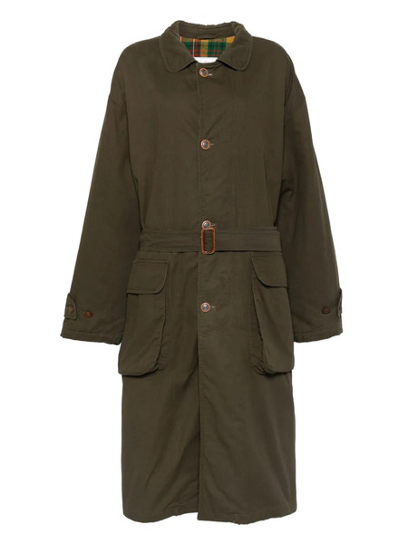  C.p. Company Pre-owned 1990s Belted Coat - Green 