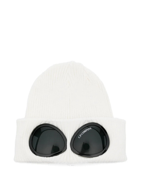  C.p. Company Ribbed Beanie Hat - Neutrals 