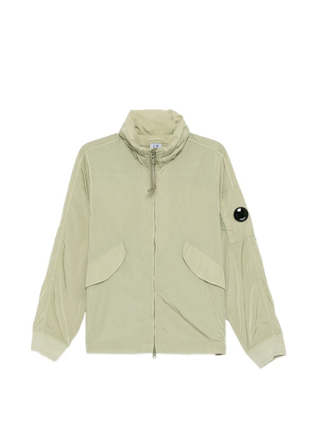  C.p. Company Sleeve Patch Hooded Jacket - Green 