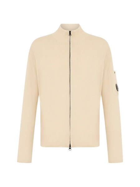  C.p. Company Zip-up Cardigan - Neutrals 