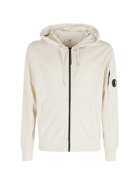  C.p. Company Zipped Hoodie - Neutrals 