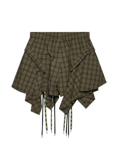  Craig Green Checked Drawstring Shorts 