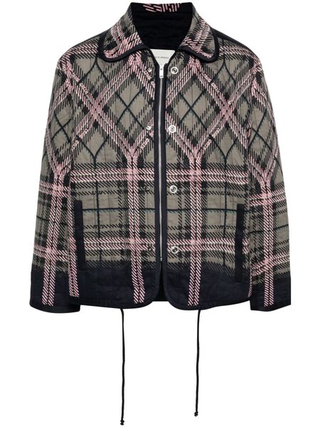  Craig Green Plaid-check Jacket - Black 