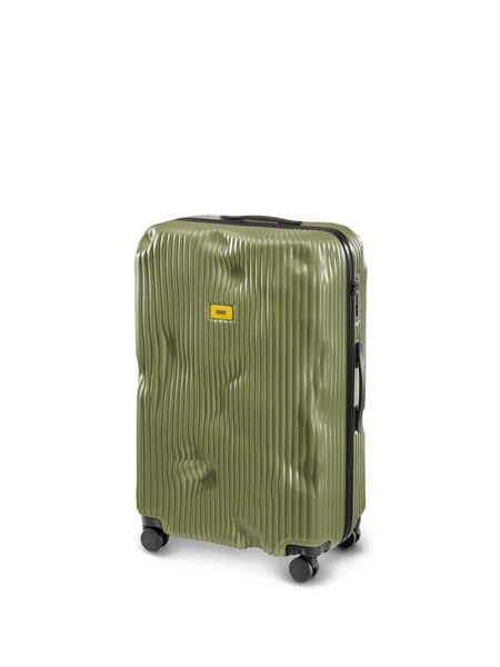  Crash Baggage Medium Stripe Handle Trolley - Green 