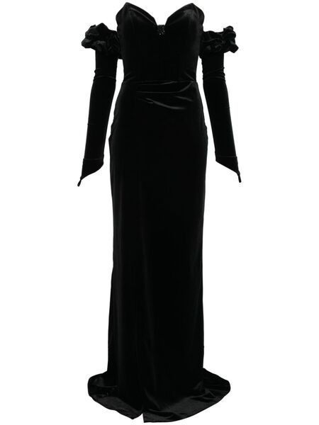  Cristallini Brigitte Maxi Dress - Black 