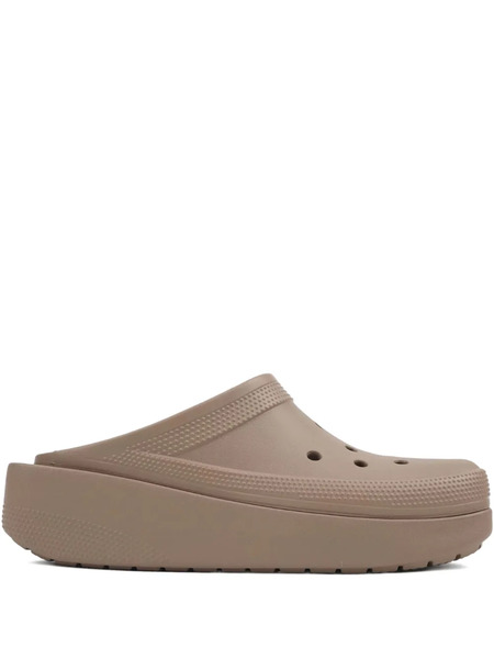  Crocs Blunt-toe Platform Clogs - Brown 