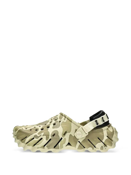  Crocs Camouflage Cut-out Clogs - Green 