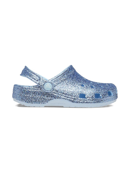  Crocs Classic Chunky Glitter Clogs - Blue 