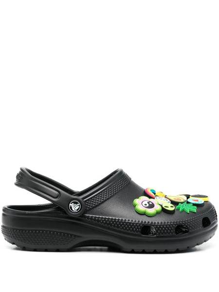  Crocs Hippie Freak Slingback Clogs - Black 