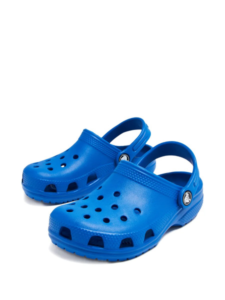  Crocs Kids Classic Perforated-design Clogs - Blue 