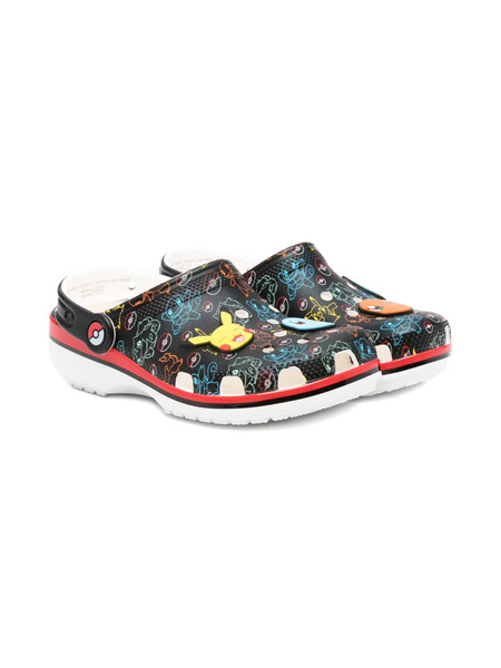  Crocs Kids Pokemon-print Clogs - Black 