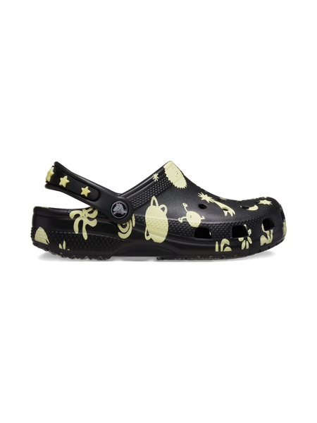  Crocs Kids Space-print Clogs - Black 