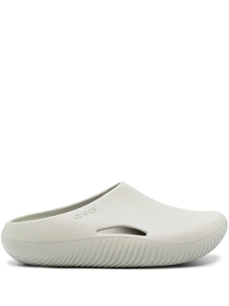  Crocs Mellow Recovery Clog Logo-embossed Slippers - Grey 