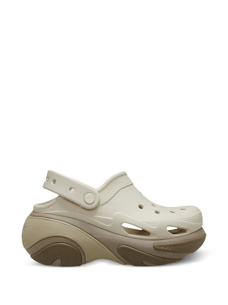  Crocs Platform Cutout Sandals - Neutrals 