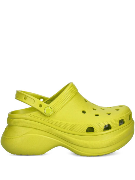 Crocs Platform Perforated Slides - Green 