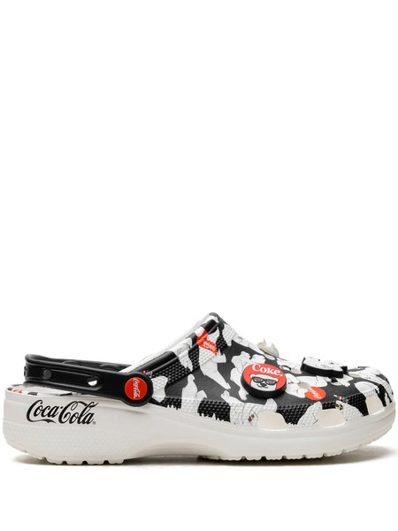  Crocs X Coca Cola Classic Clog Slippers - White 