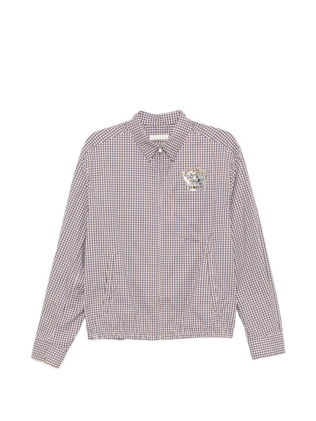  Croquis Checked Shirt Jacket - Brown 