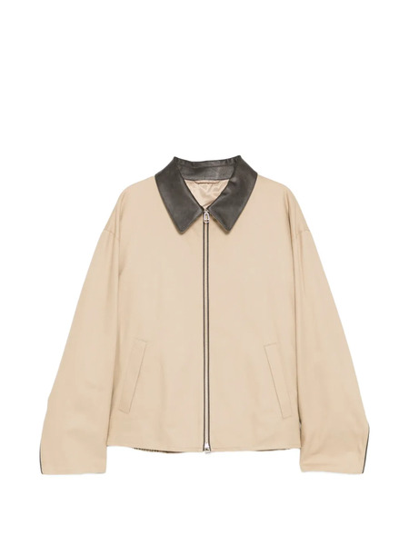  Croquis Contrasting Collar Jacket - Neutrals 