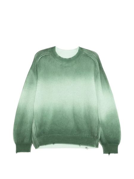  Croquis Gradient-effect Sweater - Green 