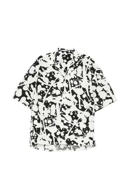  Croquis Painted-effect Shirt - Black 