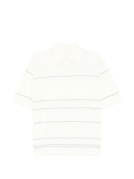  Croquis Striped Collared Shirt - Neutrals 
