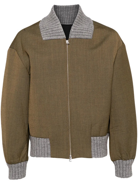  Croquis Zip-up Bomber Jacket - Green 