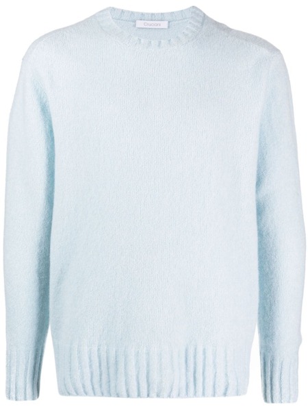  Cruciani Crew-neck Fine-knit Jumper - Blue 