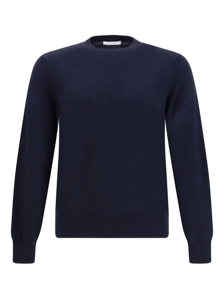  Cruciani Crew-neck Fine-knit Sweater - Blue 
