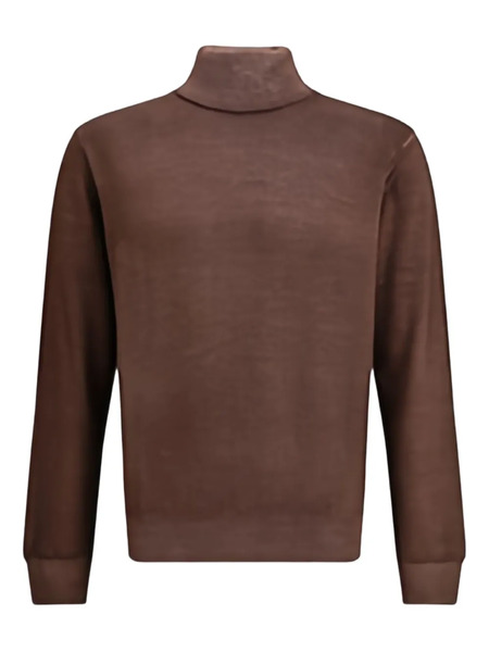 Cruciani Ribbed Turtleneck Sweater - Brown 