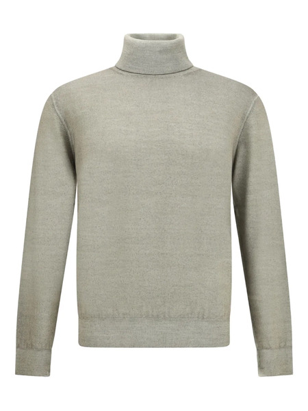  Cruciani Ribbed Turtleneck Sweater - Grey 