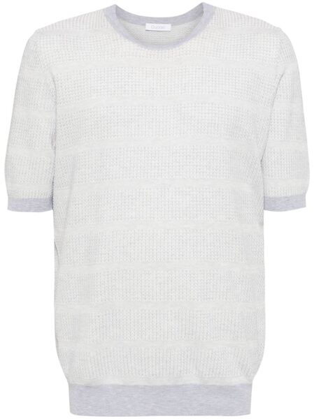  Cruciani Short-sleeved Jumper - Grey 