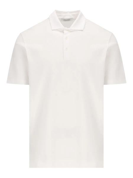  Cruciani Three-button Polo Shirt - White 