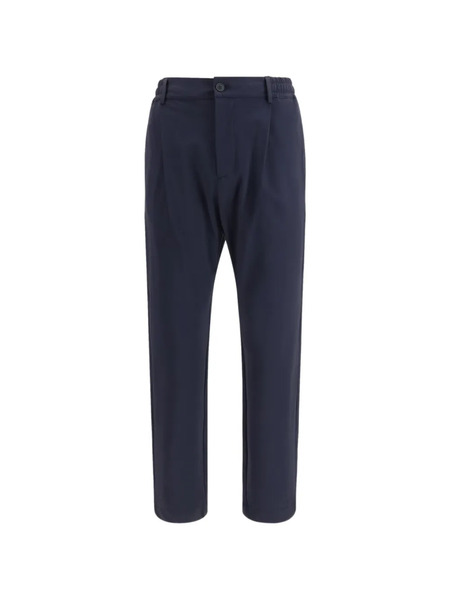  Cruna Button Pleated Trousers - Blue 