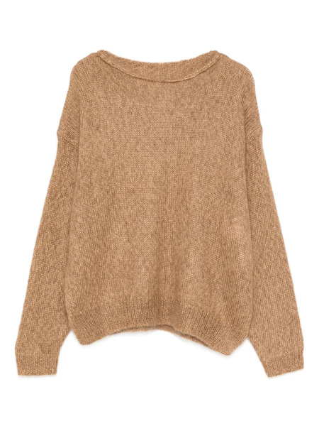  C.t.plage Boat-neck Sweater - Brown 