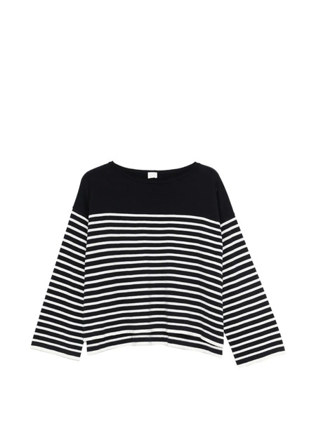  C.t.plage Striped Long-sleeve Sweater - Blue 