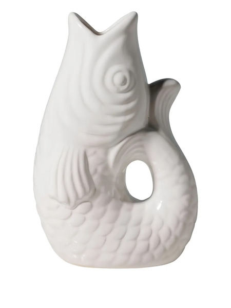  Cu I Seeyou Fish-shaped Vase - White 