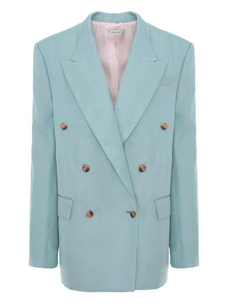  Cuanna Betty Double-breasted Blazer - Blue 