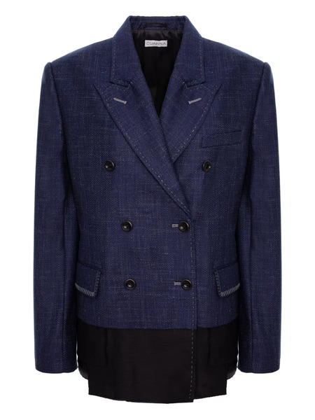  Cuanna Margie Double-breasted Blazer - Blue 