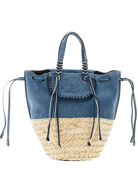  Cuba Lab Bolero Top-handle Tote Bag - Blue 