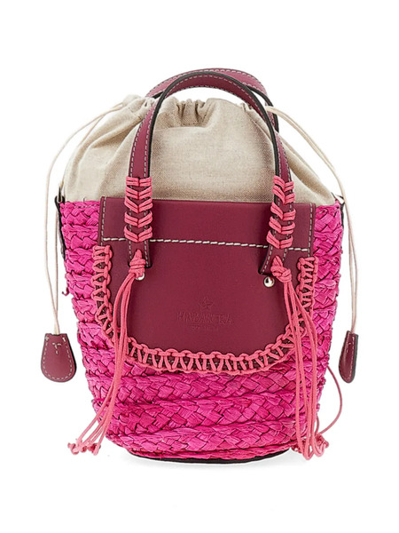  Cuba Lab Braided Bucket Bag - Pink 