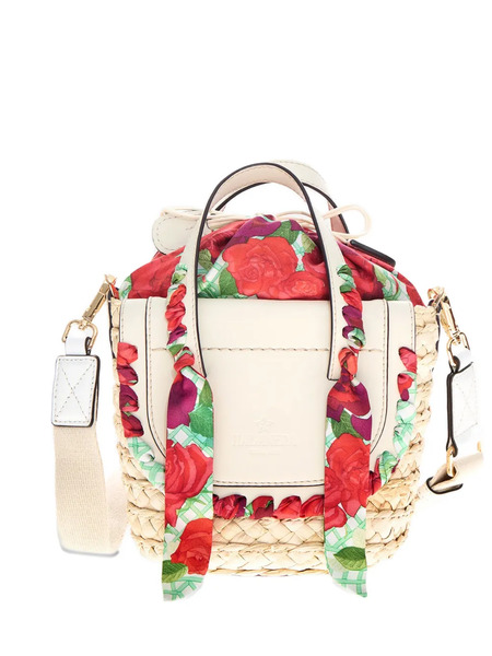  Cuba Lab Habanera Silk Roseto Tote Bag - Neutrals 