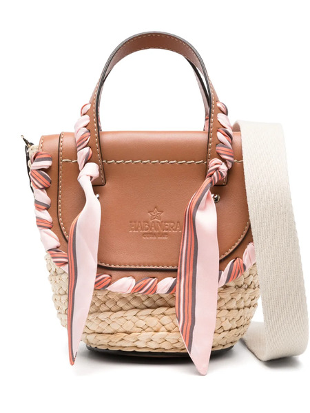  Cuba Lab Habanera Silk Tote Bag - Brown 