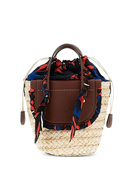  Cuba Lab Habanera Silk Tote Bag - Brown 