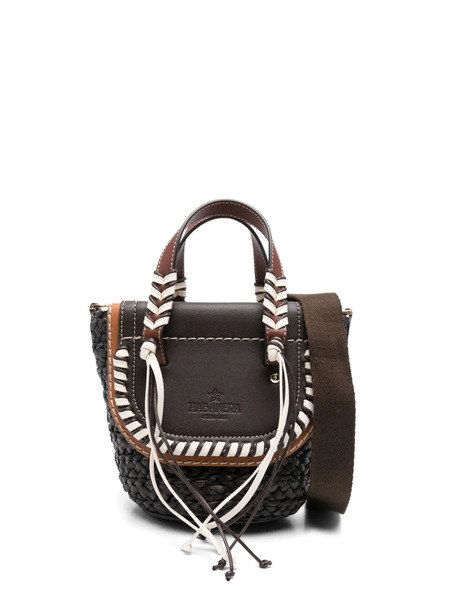  Cuba Lab Mini Habanera Bucket Bag - Brown 