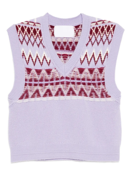  Cuddleup Cashmere Vest - Purple 