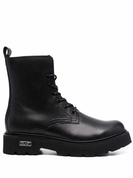  Cult Lace-up Leather Boots - Black 
