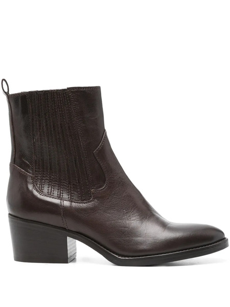  Curiositè 55mm Leather Ankle Boots - Brown 