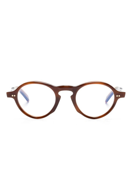  Cutler & Gross Gr08 Round-frame Glasses - Brown 