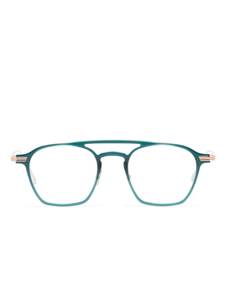  Cutler & Gross Pilot-frame Glasses - Green 
