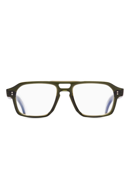  Cutler & Gross Pilot-frame Glasses - Green 